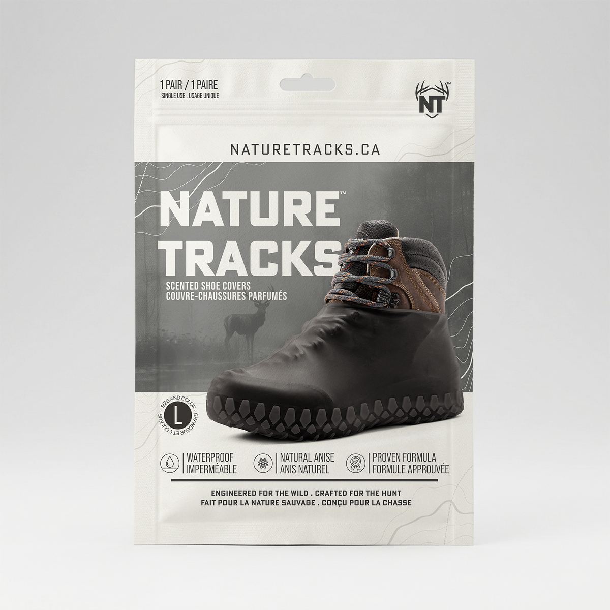 Housses de chaussures en caoutchouc parfumées