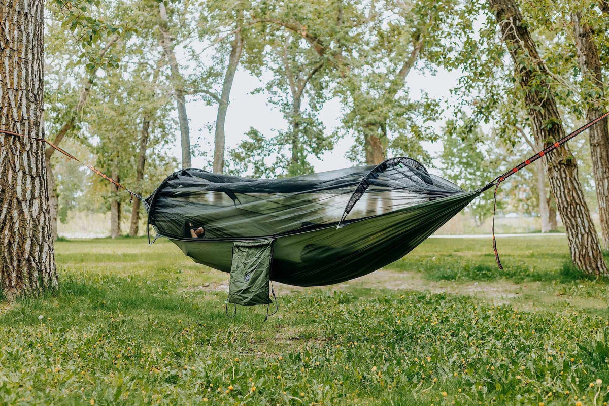 Hamac de camping portable avec moustiquaire