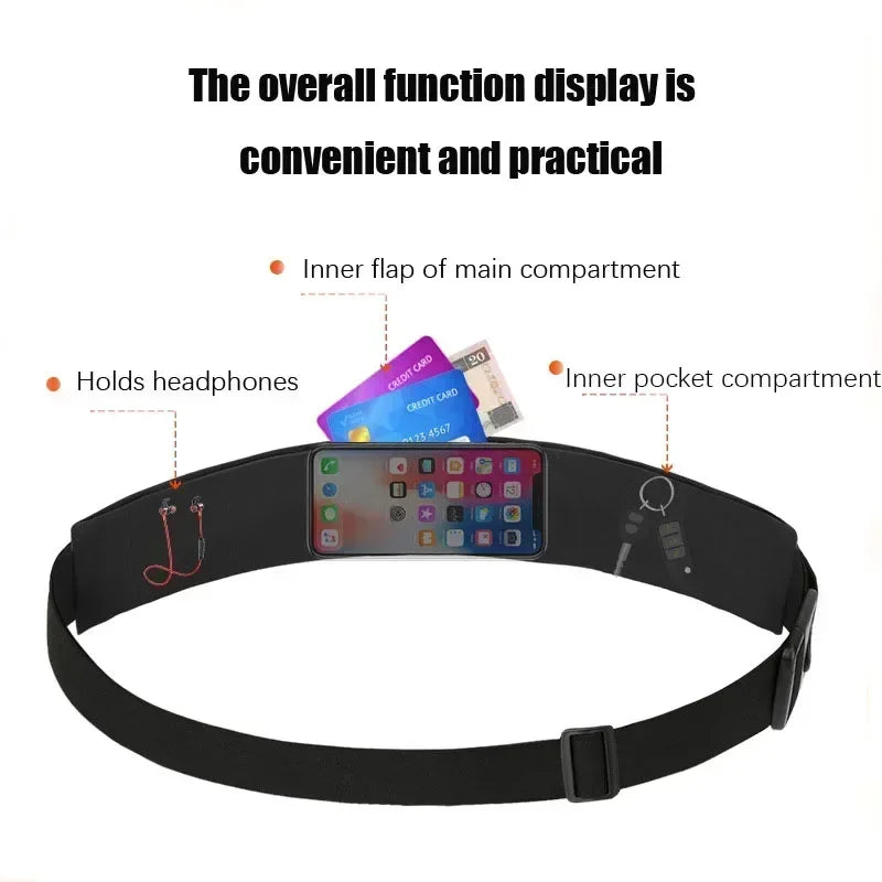 Ceinture de Course Étanche pour Téléphone – Sport, Jogging et Fitness