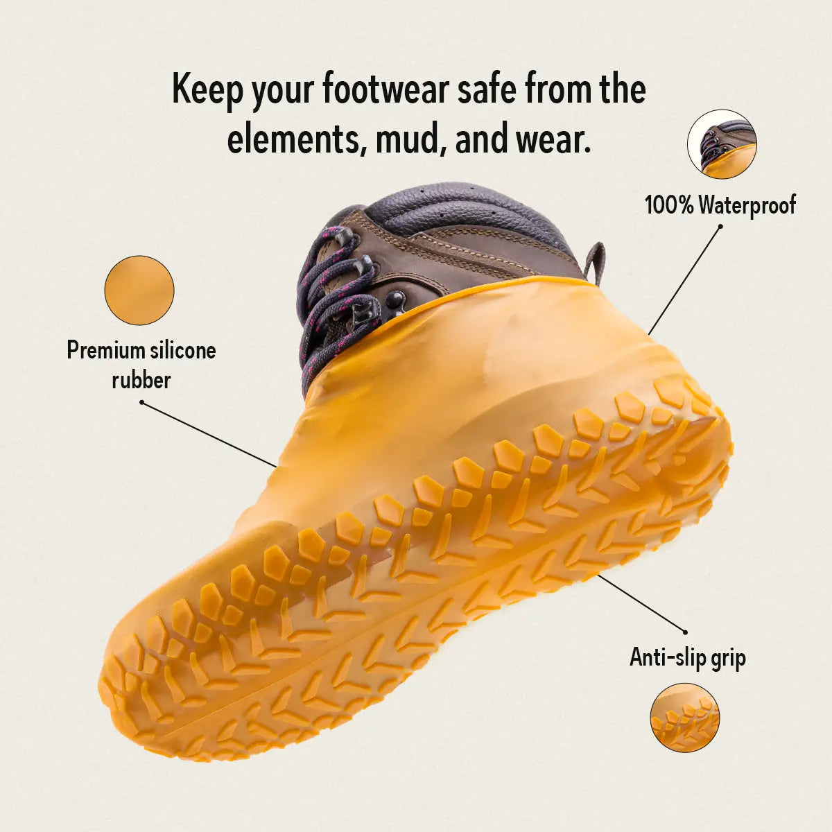 Housses de chaussures en caoutchouc parfumées