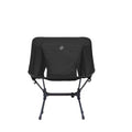 Chaise de camping pliante ultralégère avec dossier bas et pochette de rangement – Noir
