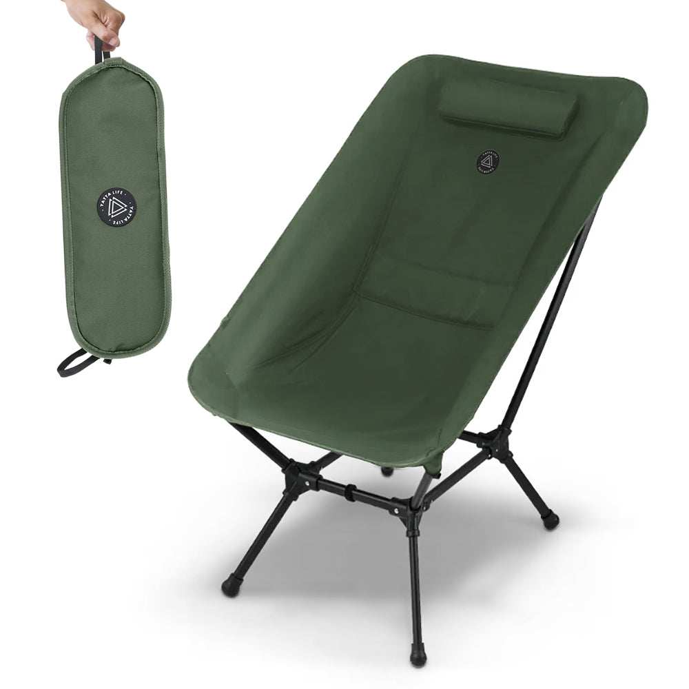 Fauteuil de camping portable – Chaise d’extérieur pliante et légère
