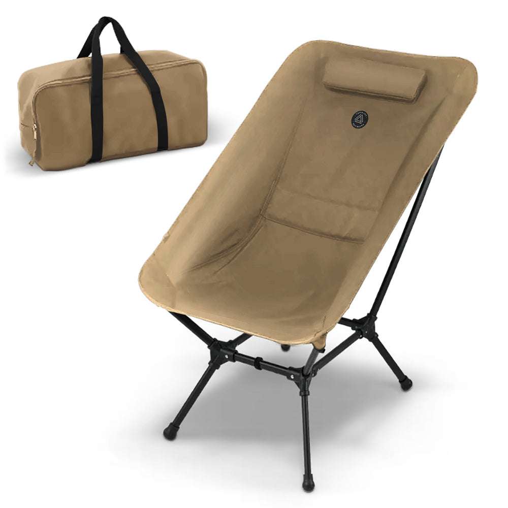 Fauteuil de camping portable – Chaise d’extérieur pliante et légère